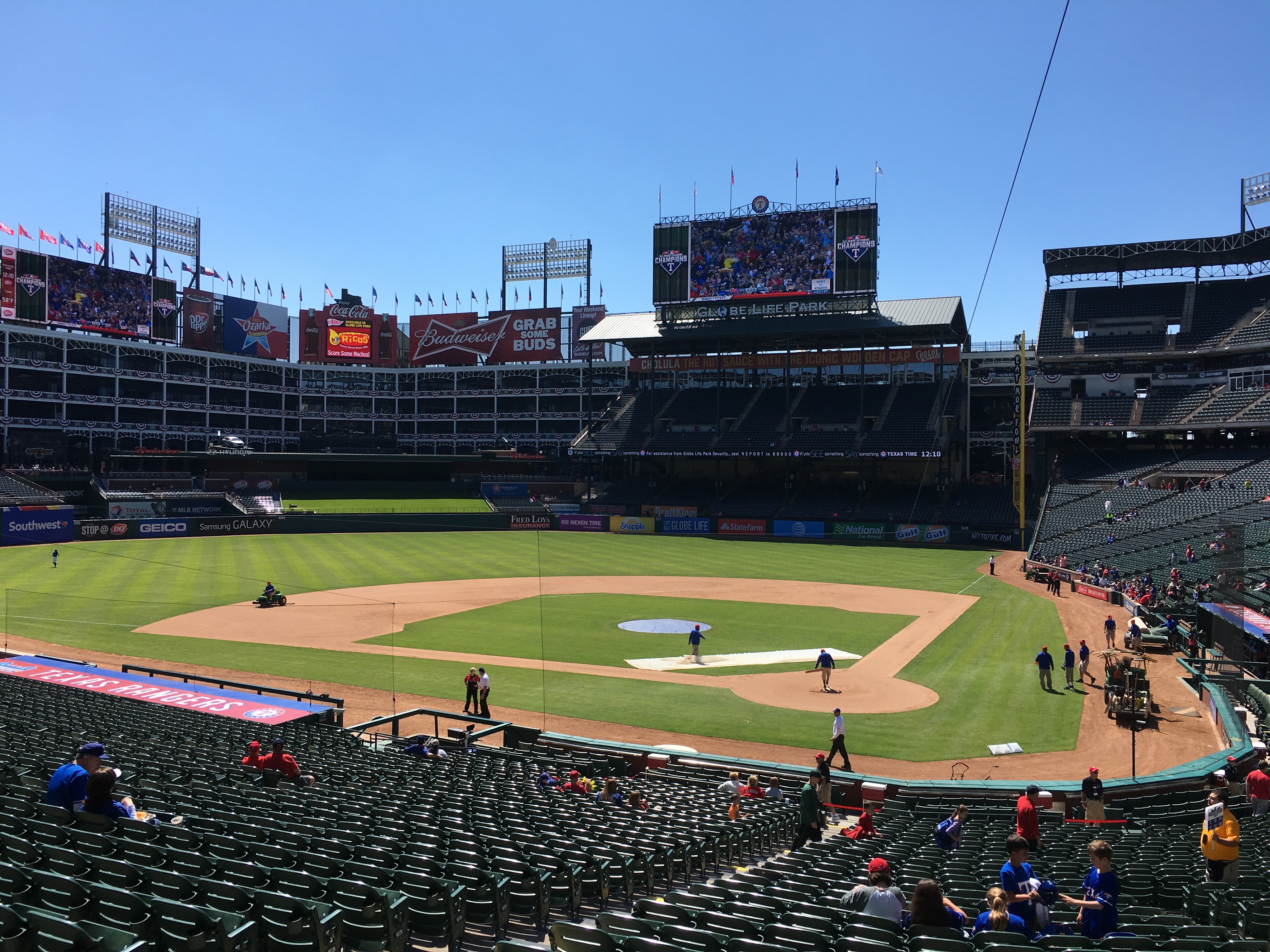 Globe Life Park Interactive Seating Chart