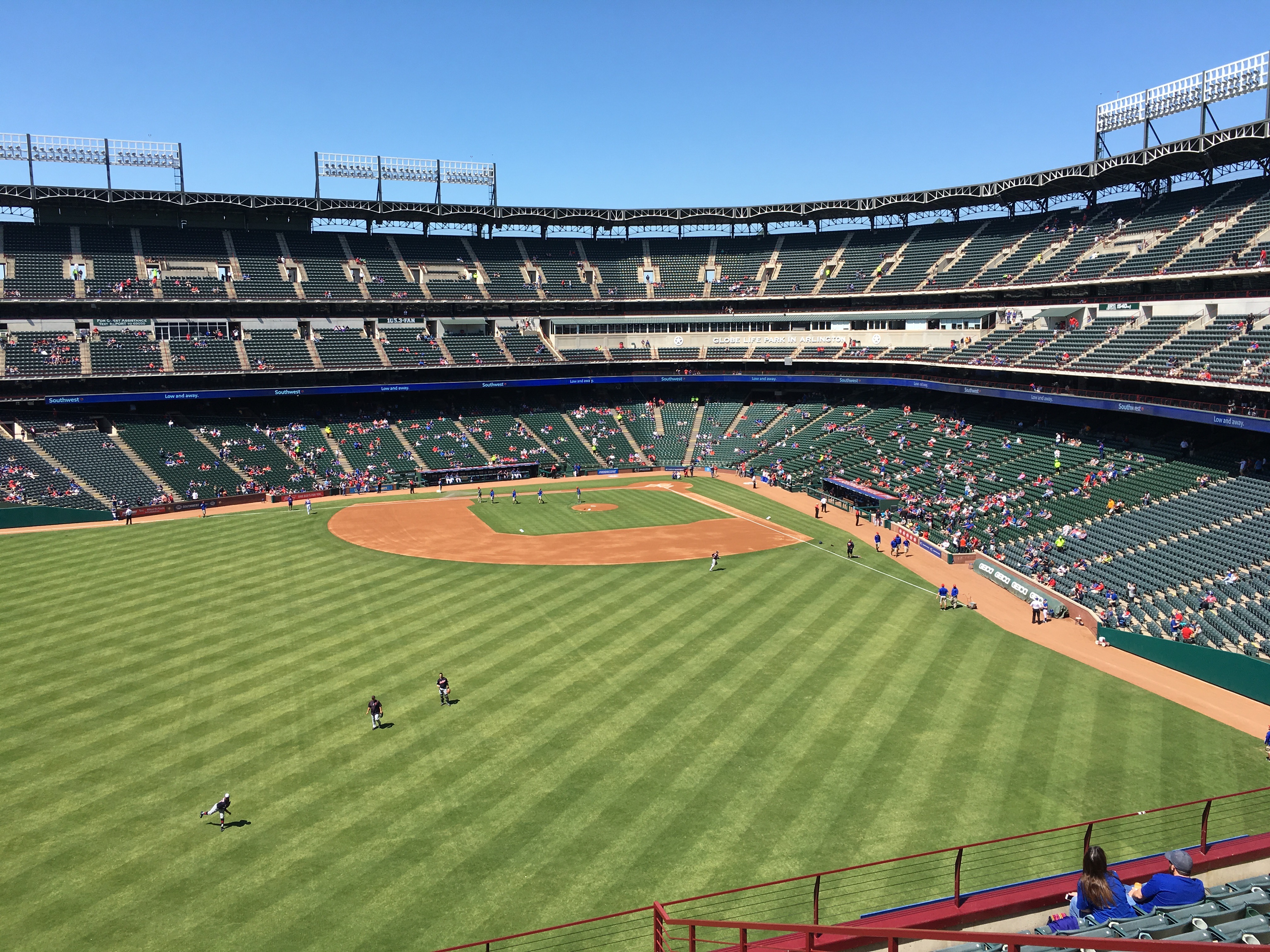 Globe Life Park Seating Chart Image