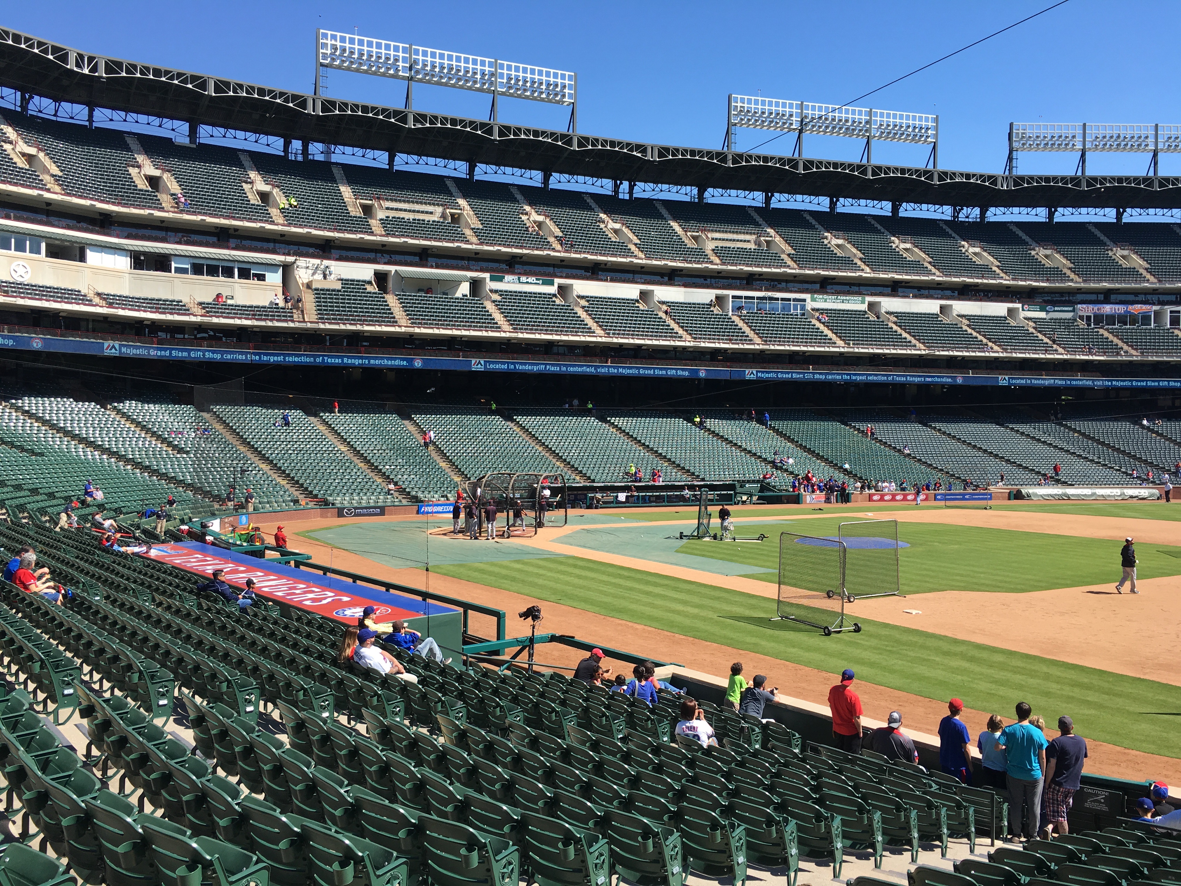 Texas Rangers Seating Chart With Rows