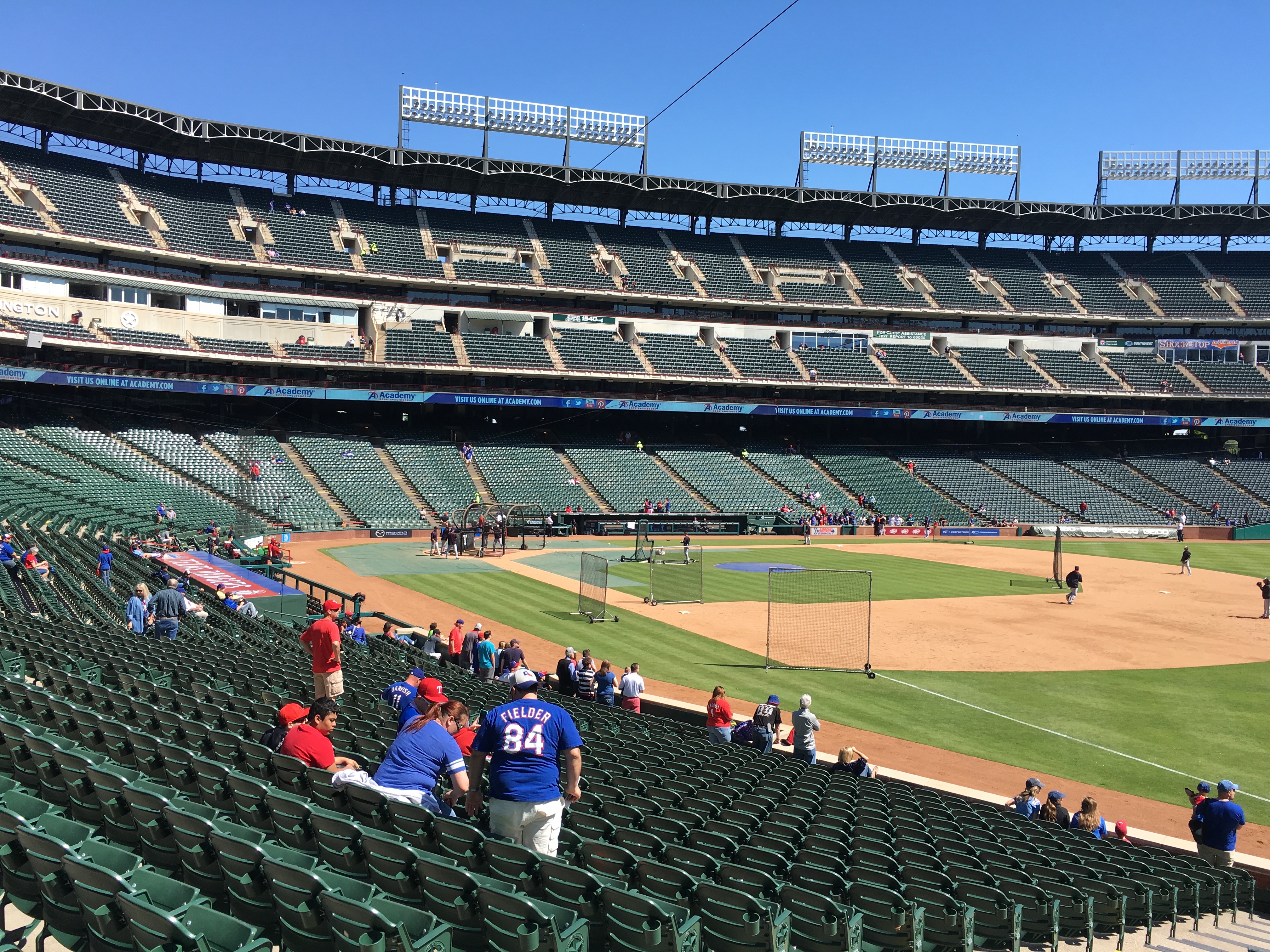 Ballpark In Arlington Seating Chart With Rows