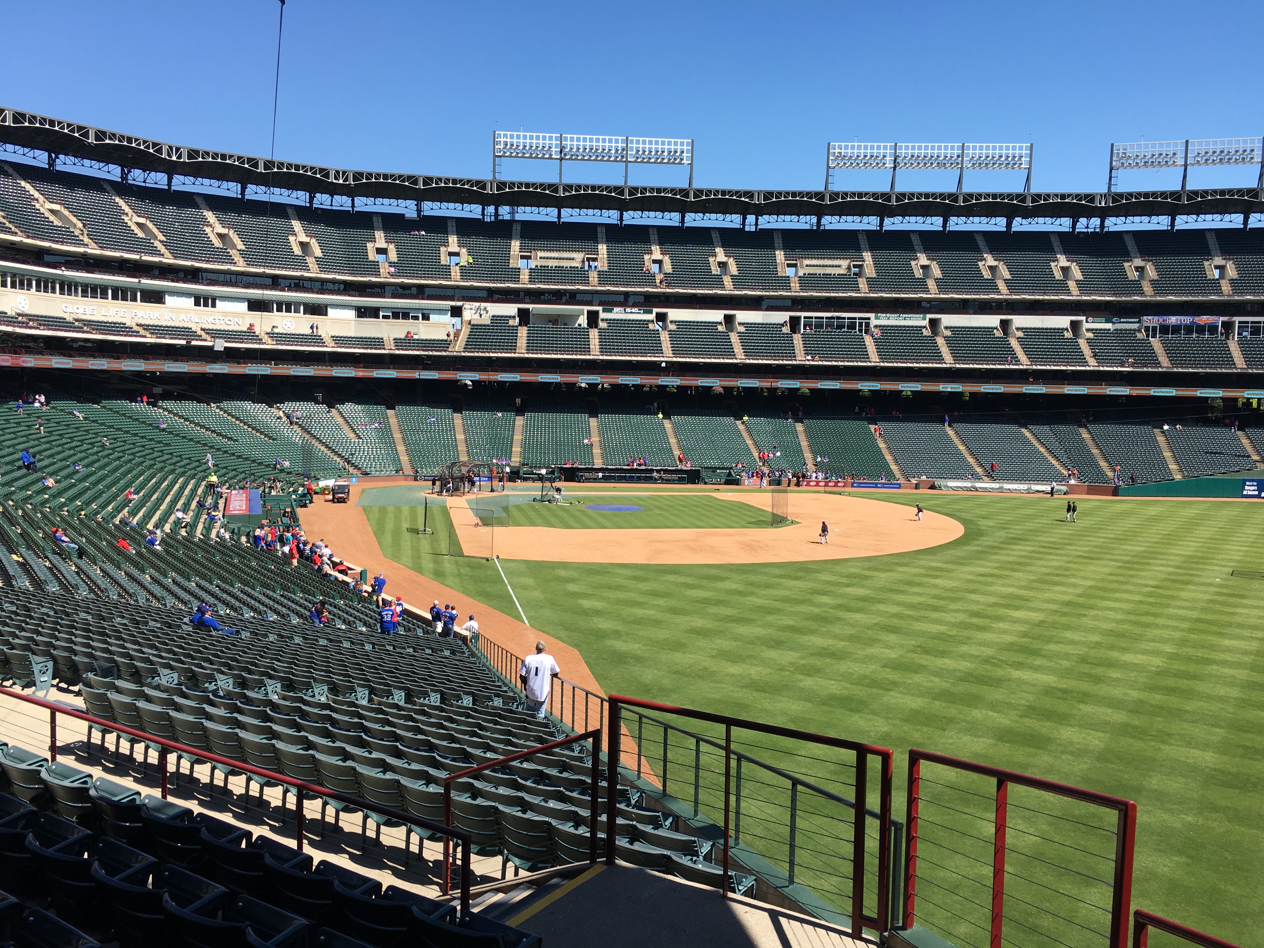 Ballpark In Arlington Seating Chart With Seat Numbers