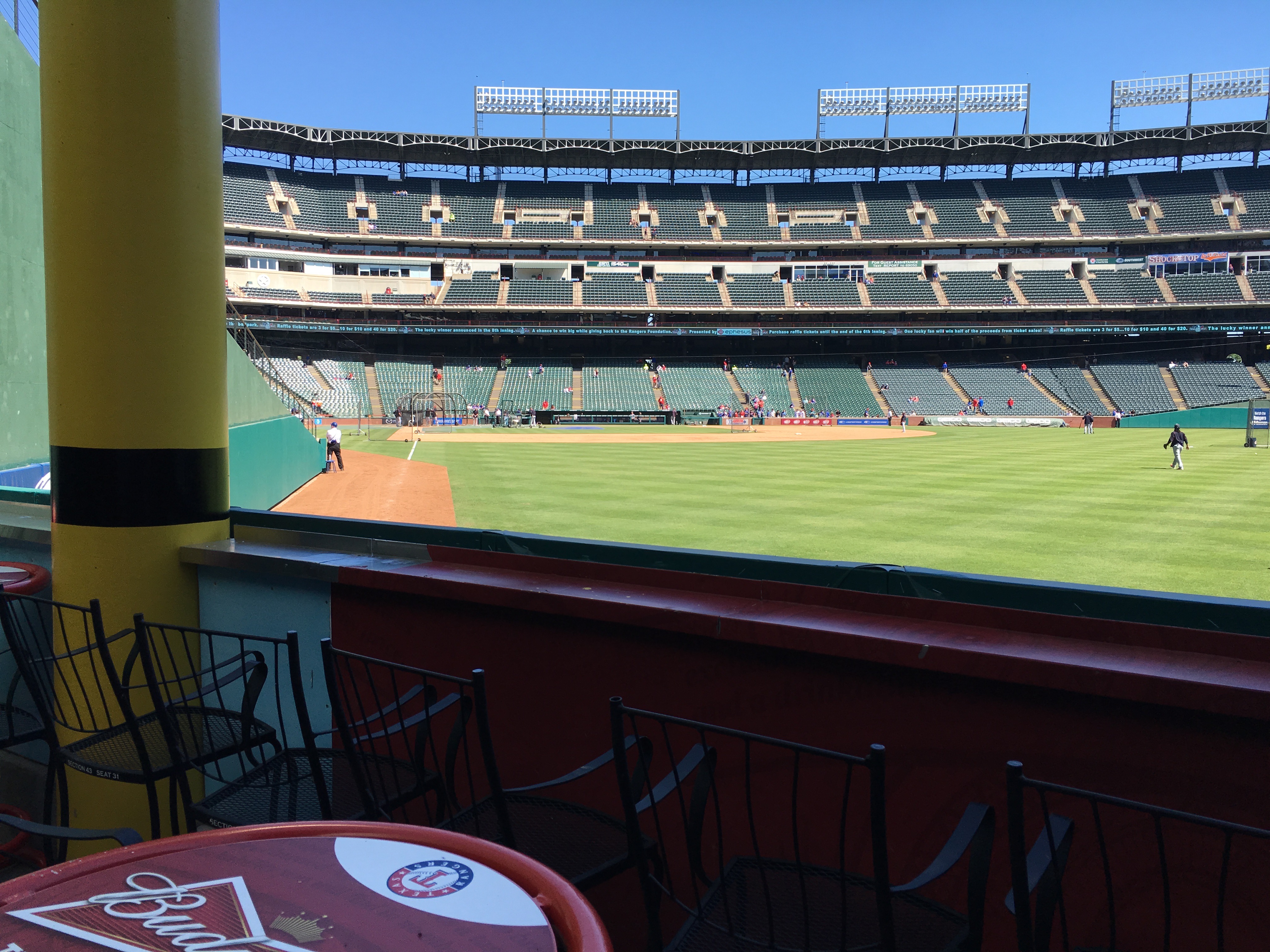 Texas Rangers Stadium Detailed Seating Chart