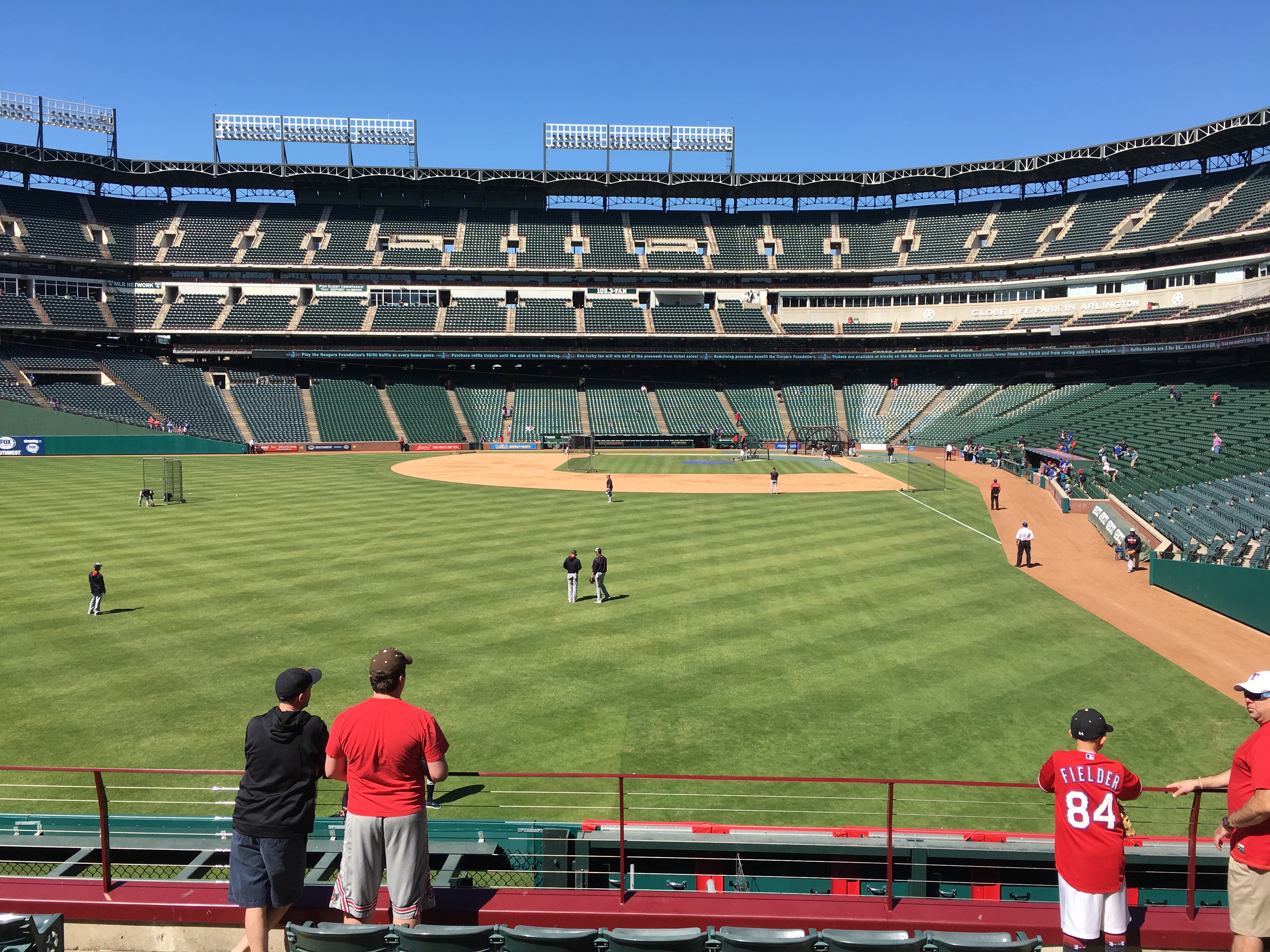 The Ballpark In Arlington Seating Chart Views