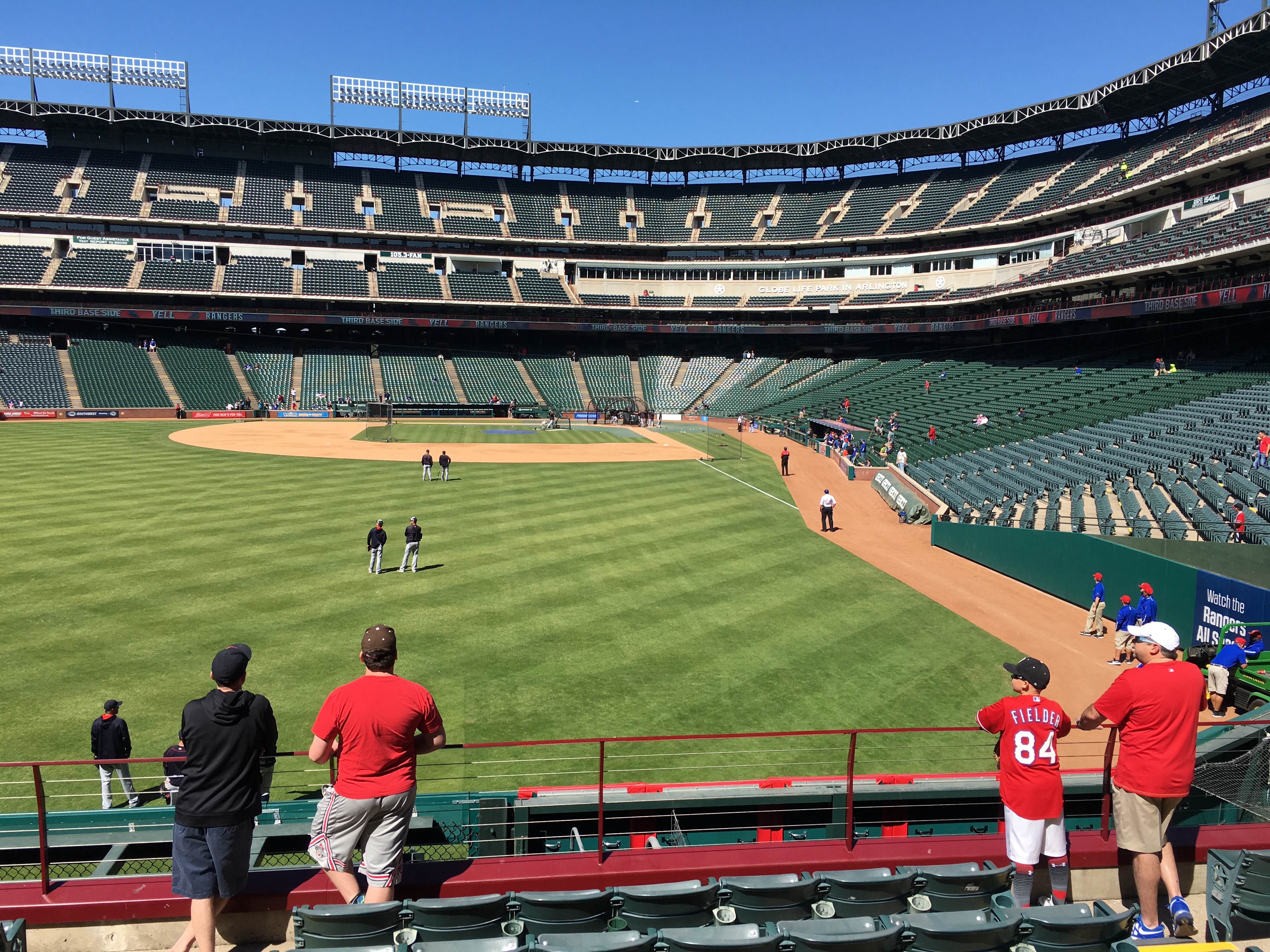 Rangers Ballpark Seating Chart