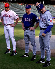 texas rangers uniform history