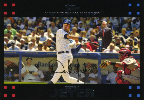 Derek Jeter Topps 2007 Card